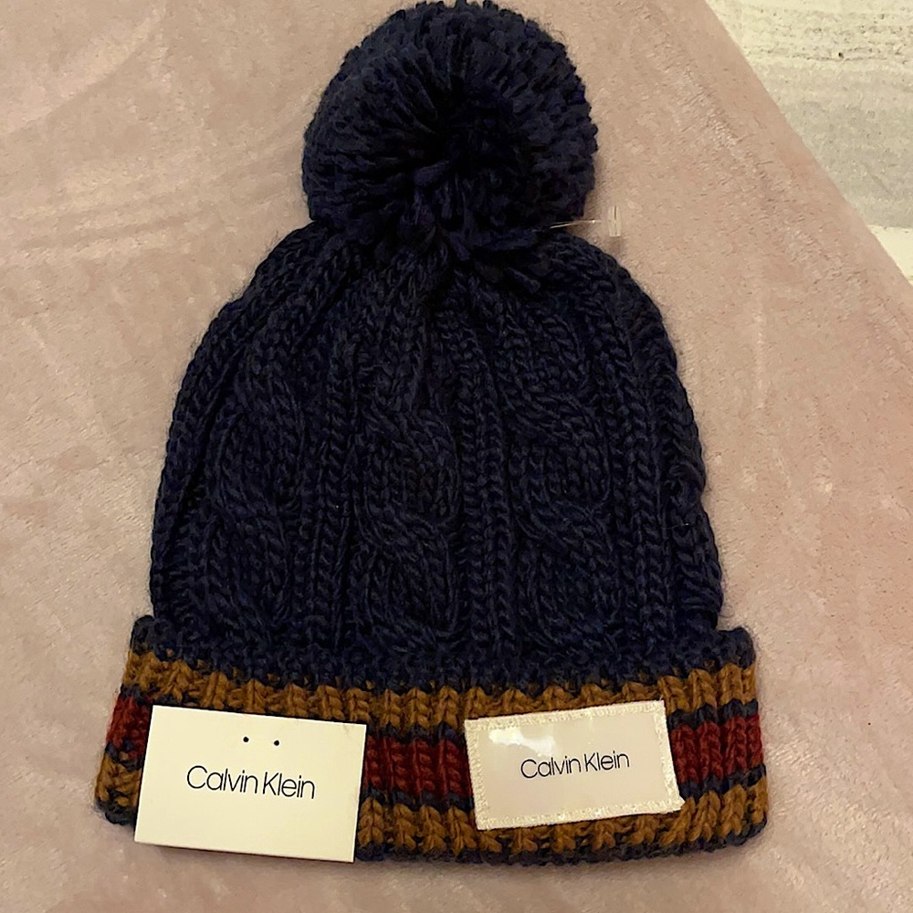 Calvin Klein men’s Pom Pom hat